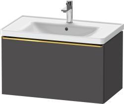 Duravit D-Neo Asma dolap ünitesi 784 mm Grafit Mat DE4255034490000