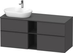 Duravit D-Neo Asma dolap ünitesi 1400 mm Grafit Mat DE4970LBD490000
