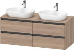 Duravit Ketho.2 Asma dolap ünitesi Marbeled Oak Mermer meşe Mat Dekor K24898B55550000