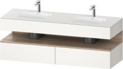 Duravit Studio F. A. Porsche Collection Ankastre lavabo tezgahlı dolap ünitesi ile birlikte 1600 mm Beyaz Süper Mat QA4797055840000