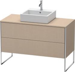 Duravit XSquare Yerden dolap ünitesi için tezgah 1200 mm Keten Dekor