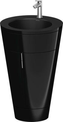 Duravit Starck 1 c-bonded yerden dolap 560 mm Parlak Siyah S19514O70400010