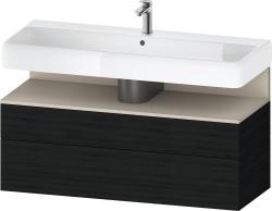 Duravit Studio F. A. Porsche Collection Asma dolap ünitesi 1190 mm Siyah Meşe QA4396083160000