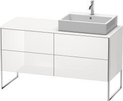 Duravit XSquare Yerden dolap ünitesi için tezgah 1400 mm Beyaz (parlak) XS4923R8585