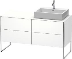 Duravit XSquare Yerden dolap ünitesi için tezgah 1400 mm Beyaz Süper Mat XS4923R8484