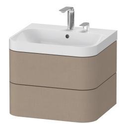 Duravit Happy D.2 c-shaped asma set 575 mm Keten Dekor HP4345E7575