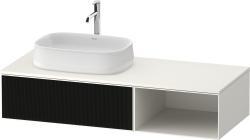 Duravit Zencha Asma dolap ünitesi 1300 mm Siyah Çizgi Yapısı ZE4818063840000