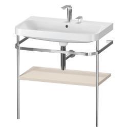 Duravit Happy D.2 c-shape Metal lavabo konsolu 775 mm Taupe Süper Mat HP4837E8383