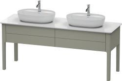 Duravit Luv Yerden dolap ünitesi için tezgah 1733 mm Taş Grisi Saten Mat Lake LU9562B9292