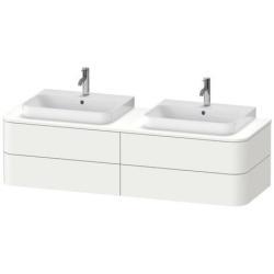Duravit Happy D.2 Asma dolap ünitesi Beyaz Saten Mat Lake Beyaz İpeksi mat Boya, İç aydınlatma: Entegre HP4974B36360010