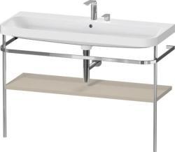 Duravit Happy D.2 c-shape Metal lavabo konsolu 1175 mm Taupe Saten Mat Lake HP4839E60600000