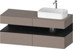 Duravit Studio F. A. Porsche Collection Asma dolap ünitesi 1400 mm Bazalt Mat QA4766016430000