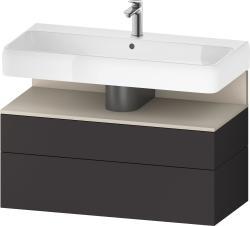 Duravit Studio F. A. Porsche Collection Asma dolap ünitesi 990 mm Grafit Süper Mat QA4395083800000