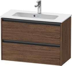 Duravit Ketho.2 Asma dolap ünitesi 810 mm Koyu Ceviz Dekor K25256021210000