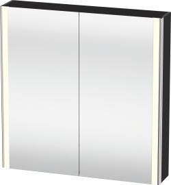 Duravit XSquare Aynalı dolap 800 mm Grafit Süper Mat