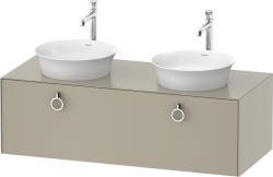 Duravit White Tulip Asma dolap ünitesi 1300 mm Taupe Saten Mat Lake WT4983B6060
