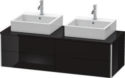 Duravit XSquare Asma dolap ünitesi 1400 mm Parlak Siyah XS4916B4040