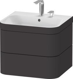 Duravit Happy D.2 c-bonded Asma dolap 575 mm Grafit Süper Mat HP4635E8080