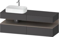Duravit Studio F. A. Porsche Collection Asma dolap ünitesi 1600 mm Grafit Mat QA4777043490000