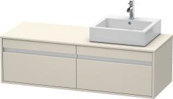 Duravit Ketho Asma dolap ünitesi 1400 mm Taupe Dekoru KT6697R9191