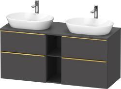 Duravit D-Neo Asma dolap ünitesi 1400 mm Grafit Mat DE4970B34490000