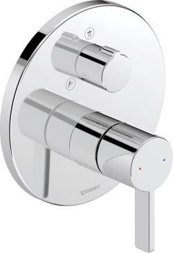 Duravit D-Neo Ankastre duş bataryası 170 mm Krom DE4210012010