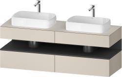 Duravit Studio F. A. Porsche Collection Asma dolap ünitesi 1600 mm Taupe Süper Mat QA4779049830010
