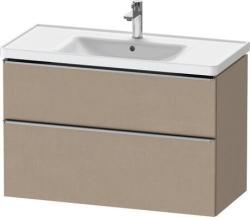 Duravit D-Neo Asma dolap ünitesi Keten Dekor Keten Mat Dekor, Kulp Paslanmaz çelik DE4356070750000