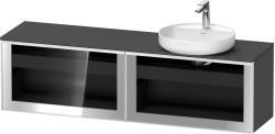 Duravit Vitrium Asma dolap ünitesi 1600 mm Parsol grey Glossy, Glass VT4793R4949000W
