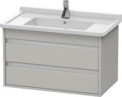 Duravit Ketho Asma dolap ünitesi 800 mm Beton Gri Mat Dekor KT664400707