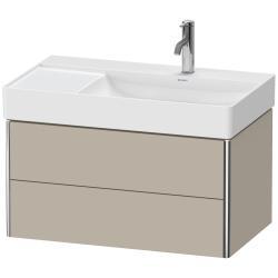 Duravit XSquare Asma dolap ünitesi 784 mm Taupe Saten Mat Lake XS416906060
