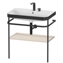 Duravit Happy D.2 c-bonded Metal lavabo konsolu 775 mm Taupe Süper Mat HP4737E8383