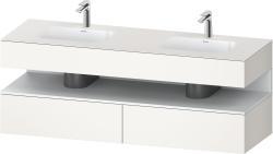 Duravit Studio F. A. Porsche Collection Ankastre lavabo tezgahlı dolap ünitesi ile birlikte 1600 mm Beyaz Süper Mat QA4797018840010