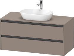 Duravit Ketho.2 Asma dolap ünitesi 1200 mm Bazalt Mat K24897043430000
