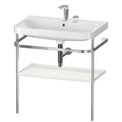 Duravit Happy D.2 c-shape Metal lavabo konsolu 775 mm İskandinav Beyazı Saten Mat Lake HP4837E3939