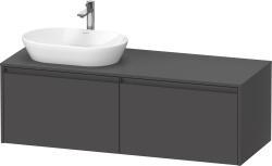 Duravit Ketho.2 Asma dolap ünitesi 1400 mm Grafit Mat K24888L49490000