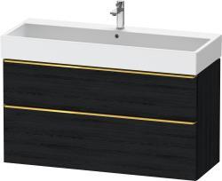 Duravit D-Neo Asma dolap ünitesi 1184 mm Siyah Meşe DE4375034160000