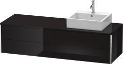 Duravit XSquare Asma dolap ünitesi 1600 mm Parlak Siyah XS4914R4040