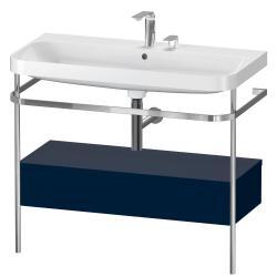 Duravit Happy D.2 metal konsollu ve çekmeceli c-shaped Set 975 mm Gece Mavisi Saten Mat Lake HP4843E9898