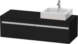 Duravit Ketho Asma dolap ünitesi 1400 mm Siyah Meşe KT6697R1616