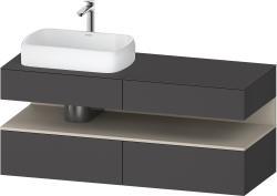 Duravit Studio F. A. Porsche Collection Asma dolap ünitesi 1400 mm Grafit Mat QA4765083490010