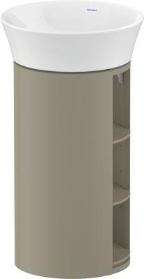 Duravit White Tulip Yerden dolap ünitesi 410 mm Taş Grisi Parlak WT42390H2H2
