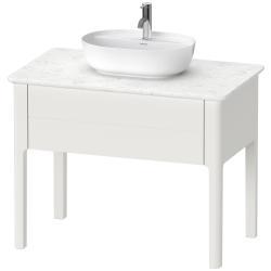 Duravit Luv Yerden dolap ünitesi için tezgah 938 mm İskandinav Beyazı Saten Mat Lake LU956403939