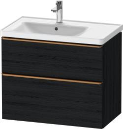 Duravit D-Neo Asma dolap ünitesi 784 mm Siyah Meşe DE4357004160000