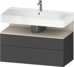 Duravit Studio F. A. Porsche Collection Asma dolap ünitesi 990 mm Grafit Mat QA4395083490000