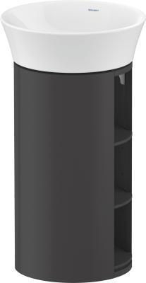 Duravit White Tulip Yerden dolap ünitesi 410 mm Grafit Parlak WT42390H1H1