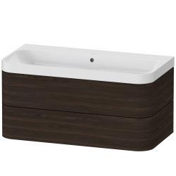 Duravit Happy D.2 c-shaped asma set 975 mm Fırçalanmış Ceviz HP4348N6969