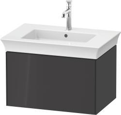 Duravit White Tulip Asma dolap ünitesi 684 mm Grafit Parlak WT42410H1H1