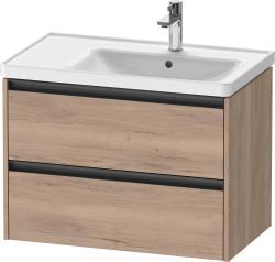 Duravit Ketho.2 Asma dolap ünitesi 784 mm Marbeled Oak K25286055550000