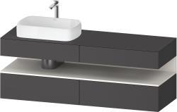Duravit Studio F. A. Porsche Collection Asma dolap ünitesi 1600 mm Grafit Mat QA4777084490010